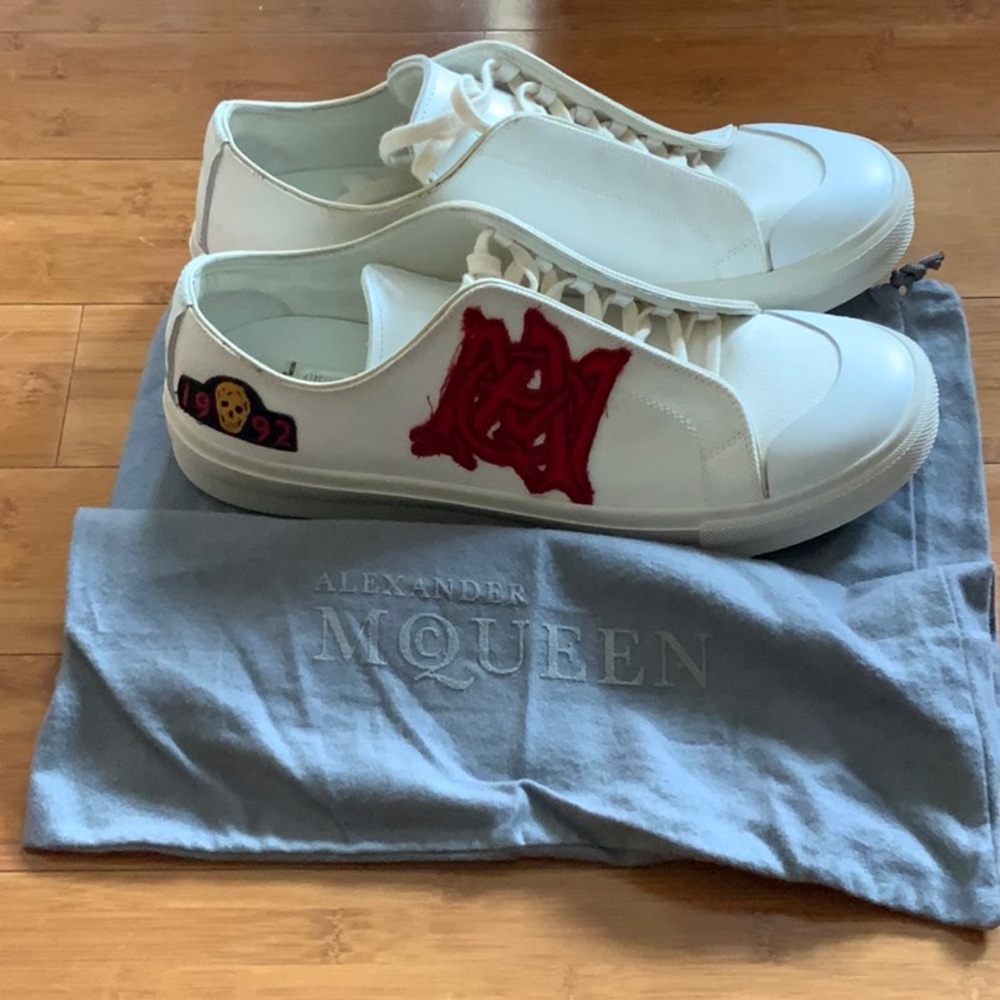 Alexander McQueen Boston Leather Sneakers